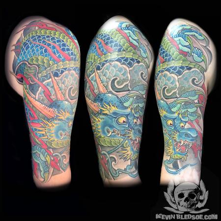 Tattoos - Chinese dragon Half sleeve - 130494
